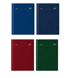 Agenda giornaliera 2027 mis.14.5X20.5 Mod. maiori DISPONIBILE IN 4 COLORI (rosso-blu-verde-azzurro)