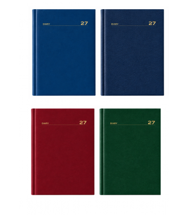 Agenda giornaliera 2027 mis.14.5X20.5 Mod. maiori DISPONIBILE IN 4 COLORI (rosso-blu-verde-azzurro)