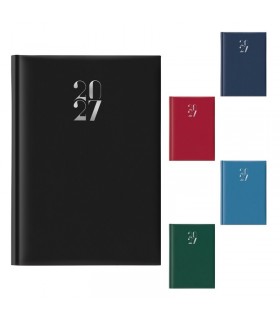 Agenda giornaliera 2026 mis.14.5X20.5 Mod. EGADI S/D DISPONIBILE IN 2 COLORI (RUBINO-NERO)