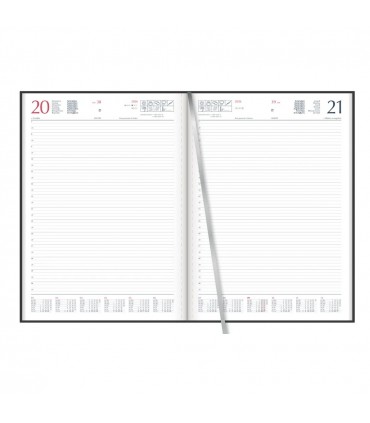 Agenda giornaliera 2026 mis.14.5X20.5 Mod. EGADI S/D abbinati DISPONIBILE IN 2 COLORI (RUBINO-NERO)