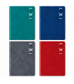 Agenda giornaliera 2027 mis.11x16.5 Mod. MARMORA S/D ABBINATI DISPONIBILE IN 4 COLORI (GRIGIO-ROSSO-BLU-TURCHESE)