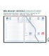 Agenda giornaliera 2027 mis.11x16.5 Mod. MARMORA S/D ABBINATI DISPONIBILE IN 4 COLORI (GRIGIO-ROSSO-BLU-TURCHESE)