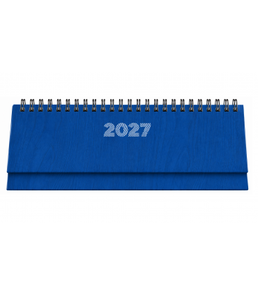 Planning da Tavolo Settimanale 2027 mis.29.8x10.5 Mod. Vertigo DISPONIBILE IN 2 COLORI (rosso-BLU)