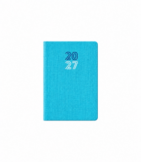 Agenda BIGiornaliera 2027 mis.7X10 Mod. CARIBE COLORE AZZURRO