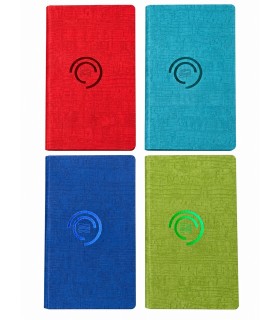 Agenda Settimanale 2027 Orizzontale mis.8x14 Mod. WALL Disponibile in 4 colori(ROSSO-BLUETTE-VERDE-AZZURRO)