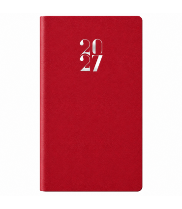 Agenda Settimanale 2027 VERTICALE mis.8x14 Mod. EGADI Disponibile in 2 colori(BLUETTE-VERDE)
