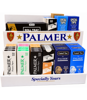 DISPLAY DA BANCO PALMER ASSORTITO CON FILTRI E CARTINE DA 54 PZ.