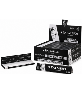 Cartina PALMER ks slim black CONF. DA 50 LIBRETTI da 32 cartine