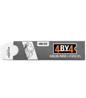 Cartina PALMER KING SIZE SILVER + FILTRI IN CARTA CONF. DA 50 LIBRETTI CON 4 CARTINE E 4 FILTRI