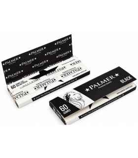 Cartina PALMER CORTA black extra fine CONF. 50 LIBRETTI da 60 cartine