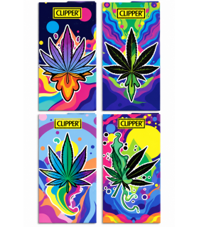 Cartina Clipper LUNGA PREMIUM ACID DREAM + FILTRI IN CARTA conf.12 libretti da 32 cartine + 32 filtri CON 4 GRAFICHE