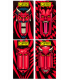 Cartina Clipper LUNGA PREMIUM LARGE DEMON + FILTRI IN CARTA conf.12 libretti da 32 cartine + 32 filtri CON 4 GRAFICHE