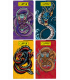 Cartina Clipper LUNGA PREMIUM DRAGONIST + FILTRI IN CARTA conf.12 libretti da 32 cartine + 32 filtri CON 4 GRAFICHE