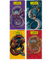 Cartina Clipper LUNGA PREMIUM DRAGONIST + FILTRI IN CARTA conf.12 libretti da 32 cartine + 32 filtri CON 4 GRAFICHE