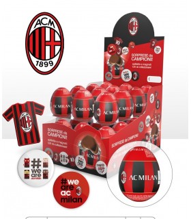 OVETTI DI CIOCCOLATO AL LATTE DOLFIN AC MILAN 20 GR. CON SORPRESA EXPO 24 PZ.