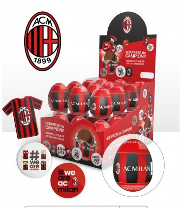 OVETTI DI CIOCCOLATO AL LATTE DOLFIN AC MILAN 20 GR. CON SORPRESA EXPO 24 PZ.