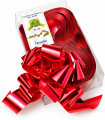 Fiocco strip H. 5 cm. conf. 30 pz. colore rosso lucido