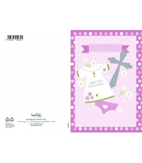 Biglietto Marpimar BATTESIMO con foil olografico SPECIAL conf. 12 PZ. ASSORTITI