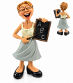 Caricature Mestieri "La Maestra" H. 16 cm Confezionata in scatola regalo