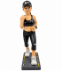 Caricature Mestieri IN RESINA "RUNNER FEMMINA" H. 15 cm
