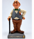 Caricature  "Super Nonno" H. 15 cm