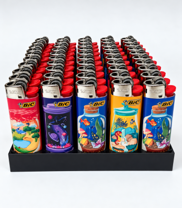 Accendini Bic Mini fantasia  conf. 50 pz. ASSORTITI