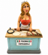 Caricature Mestieri "La Piadinara"  H.15 cm