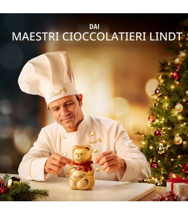 ORSETTO TEDDY LINDT DI CIOCCOLATO AL LATTE  100g. EXPO DA 15 PZ. (IN PRENOTAZIONE)