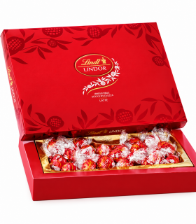 praline di cioccolato al latte lindor lindt scatola regalo da 225g