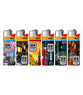 Accendini Bic Mini fantasia TOKYO TRAVELS  conf. 50 pz. ASSORTITI