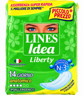 Assorbenti Lines idea Liberty 14 pz.