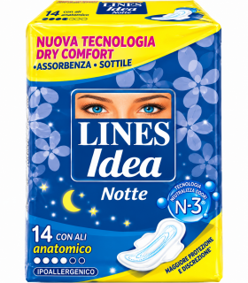 Assorbenti Lines Idea Notte Extralungo 14 pz.