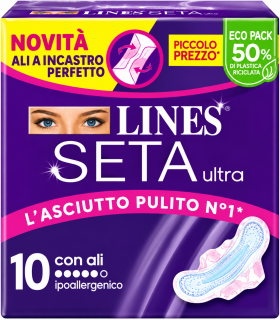 Lines Seta Ultra con ali 10pz