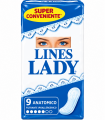 Assorbenti Lines Lady  Anatomic  9 PZ.