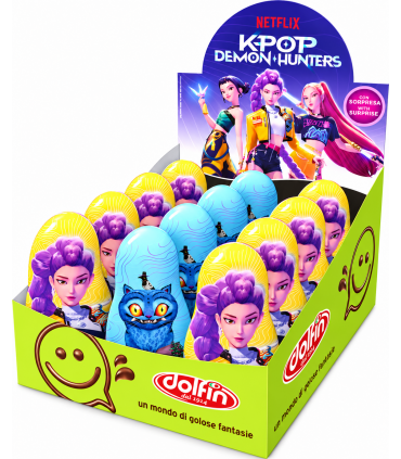 SOGGETTO CAVO DI CIOCCOLATA AL LATTE DOLFIN KPOP 70 GR. EXPO 12 PZ.