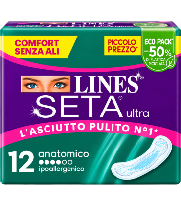 Assorbenti Lines Seta Ultra Anatomico 12 PZ.