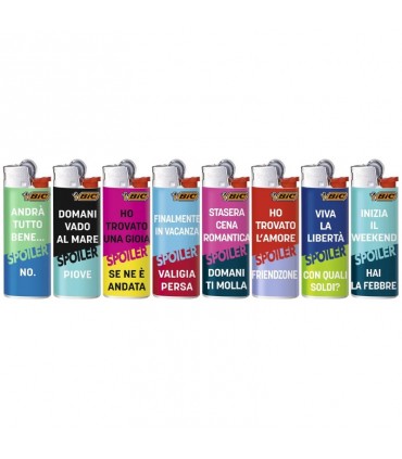 Accendino Bic Mini Fantasia SPOILER conf. da 50 pz. assortiti