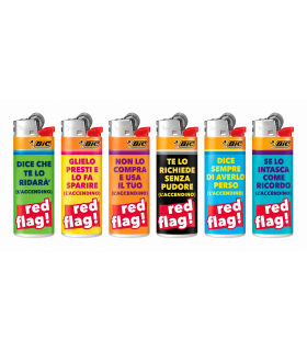 Accendini Bic Mini fantasia red flag conf. 50 pz. ASSORTITI