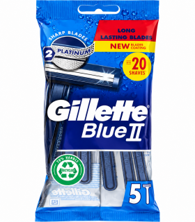 Gillette Blue II  Conf.5 Pz. usa e getta 1 BL.