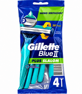 Gillette Blue II Plus Slalom   4pz. usa e getta 1 BL.