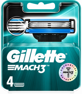 Ricambi Gillette Mach3 4 pz. 1 BL.