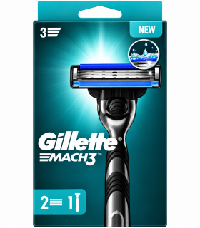 RASOIO Gillette MACH 3 + 2 RICARICHE
