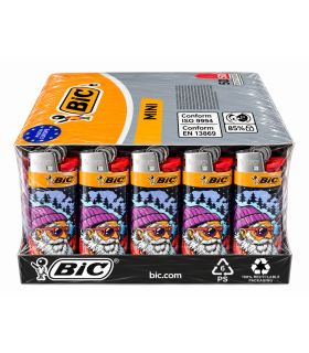 Accendino Bic Slim FANTASIA FLAMNG  CONF. da 50 pz. assortiti