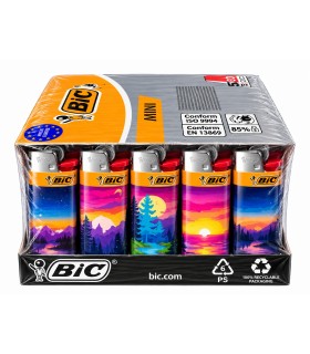 Accendino Bic SLIM fantasia Computer art  conf. da 50 pz.