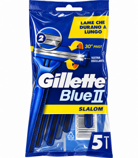 Gillette Blue II Slalom 5 pz. Usa e Getta  1BL.