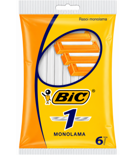 Rasoio Bic Monolama 6 pz. usa e getta conf. da 20 blister
