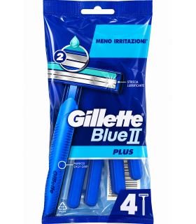 Gillette Blue II Plus  4pz. usa e getta 1 BL.