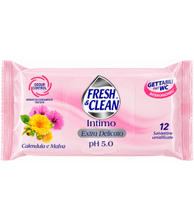 Salviette Fresh&Clean 12 PZ.  Intime Extra Delicato 1 PZ