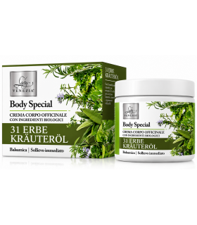 CREMA CORPO OFFICINALE BALSAMICA OLIO 31 ERBE KRAUTEROL LADY VENEZIA BARATTOLO DA 250ML