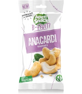 ANACARDI TOSTATI APERISNACK B-FRUIT BUSTINA 25g CONF. 20 PZ.
